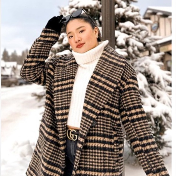 Anthropologie Avec Les Filles Houndstooth Coat - Picture 2 of 16